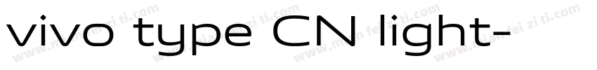 vivo type CN light字体转换